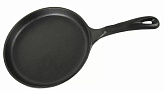 Сковорода порционная круглая с ручкой 20*2,5 см, чугун, P.L. Proff Cuisine (D=200 мм)