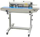 Конвейерный запайщик пакетов Hualian FRB-770III SS (нерж.), роликовый горизонтальный