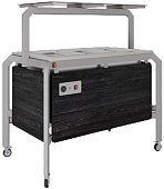 Салат-бар Кобор AO120 aluminum/glazed/diamant