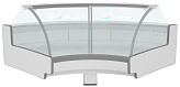 Витрина холодильная Brandford AURORA Slim PLUG-IN Закрытый угол 90  (встроенный агрегат)