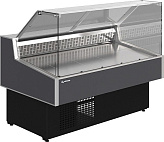 Витрина холодильная CRYSPI Gamma Quadro SN FISH 1200 LED (с боковинами)