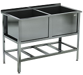 Ванна моечная Кобор ВМСБ/2-120/60