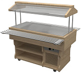 Салат-бар тепловой Gastrolux WoodLine ТМ-157/ПН/W