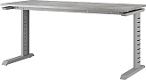 Стол офисный КОБОР L2-140/70 aluminum/chicago