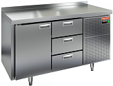Стол морозильный HICOLD GN 13 BR3 BT (R290)