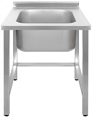 Ванна моечная Luxstahl ВМ1 6/6/8.5 (0.8) без фартука