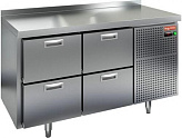 Стол морозильный HICOLD GN 22 BR3 BT (R290)