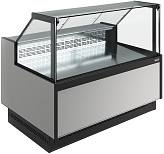 Витрина холодильная "рыба на льду" Carboma BAVARIA 4 GC110 SP 1,25-1 без боковин (версия 2.0)