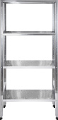 Стеллаж кухонный Luxstahl СРП-1800x800x300