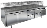 Стол морозильный HICOLD GN 1122/BT LT (R290)