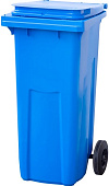 Контейнер для мусора Тара МКТ 120 синий с педалью (120 л)