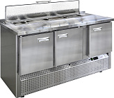 Стол холодильный для салатов Finist СХСнс-700-3(1/6)