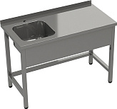 Ванна моечная одинарная бизнес Simeco ВМ1ЕЛ1307