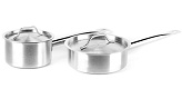 Сотейник из нержавеющей стали VIATTO 101612 (с ручкой, объем 1,3 л)