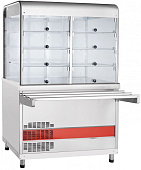 Прилавок-витрина Abat ПВВ(Н)-70КМ-С-НШ кашир.