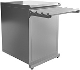 Прилавок нейтральный Luxstahl ПН-600 Premium (нерж.)