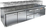 Стол морозильный HICOLD GN 1122/BT LT SH (R290)