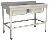 Ванна моечная Restoinox ВМЦ-2/15/7-БОЛ-ЭЦ