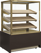 Витрина хлебная Carboma KC70 N 0,6-1 LIGHT (со стеклом Сube)