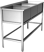 Ванна моечная Hessen ВМП 3/5 (нерж.сталь)