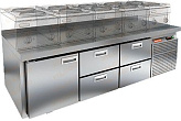 Стол морозильный HICOLD GN 122/BT LT SH (R290)