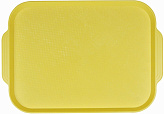 Поднос Luxstahl 450х355 мм желтый [1730]