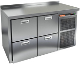 Стол морозильный HICOLD GN 22 BR2 BT (R290)