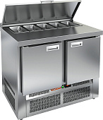 Стол для салатов HICOLD SLE1-11SN (1/3) (с крышкой)