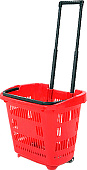 Корзина-тележка покупательская Корбис PBT34 красная