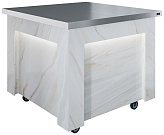 Салат-бар нейтральный Luxstahl СБНК-1000 Premium (нерж.)