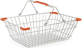 Корзина покупательская Корбис SB22-CR оранжевая