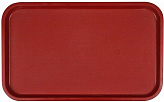 Поднос увеличенный Luxstahl 530х330 мм темно-красный (ПП)