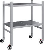 Стеллаж-тележка мобильный POLAIR LOAD.ME.MOBILE INOX МI09.2.40.08 400х900х800 мм