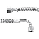 Шланг подключения Brita G3/8-G3/8 колено, DN 8, 1,5 метра, нерж. металл, супергибкость