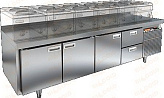 Стол морозильный HICOLD GN 1112/BT LT SH (R290)