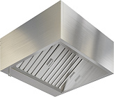 Зонт вытяжной коробчатый Restoinox ЗВПК-16/08
