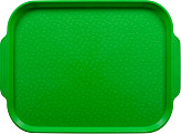Поднос Luxstahl 450х355 мм с ручками салатовый