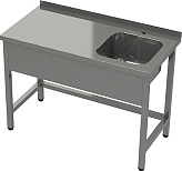 Ванна моечная одинарная бизнес Simeco ВМ1ЕП1606