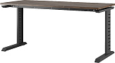 Стол офисный КОБОР L2-140/70 black/charlston