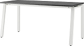 Стол офисный КОБОР AB-140/70 white/wood