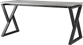 Стол офисный КОБОР W-160/80 black/chicago